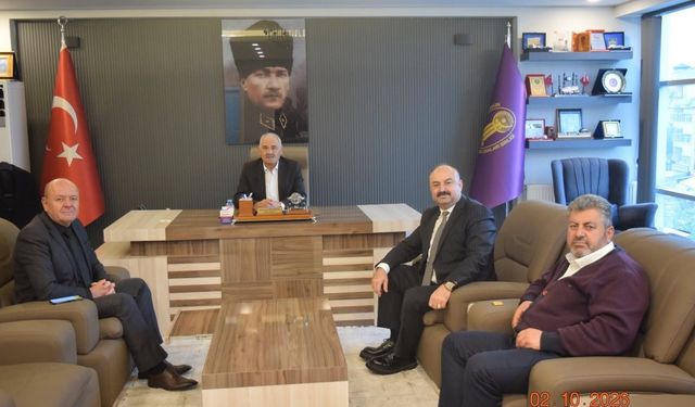 Esnaf Temsilcilerinden NEVESOB Başkanı Pınarbaşı’na Ziyaret