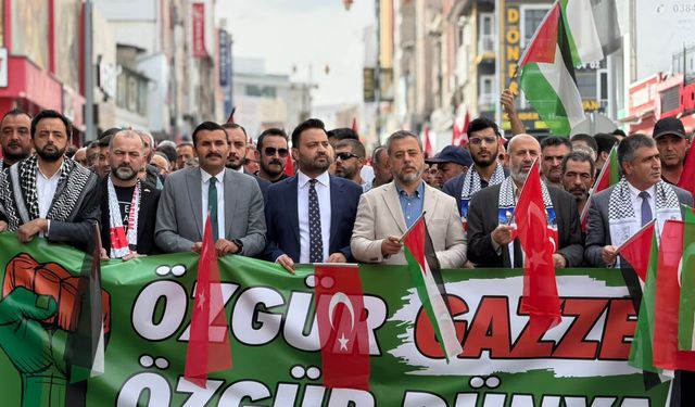 Nevşehir’den Gazze’ye Destek Yürüyüşü: “Sen Özgür Ol Gazze”