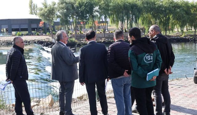 Avanos’ta Kızılırmak kıyısında saha incelemesi
