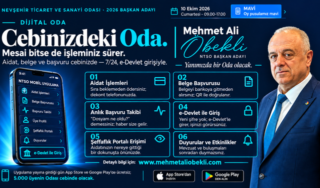 Öbekli “Dijital Oda”yı Duyurdu