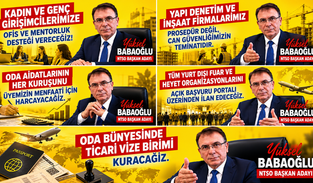 Yüksel Babaoğlu’ndan NTSO’da Yeni Dönem Vurgusu: “Üyemizin Gücü, Odamızın Gücüdür”