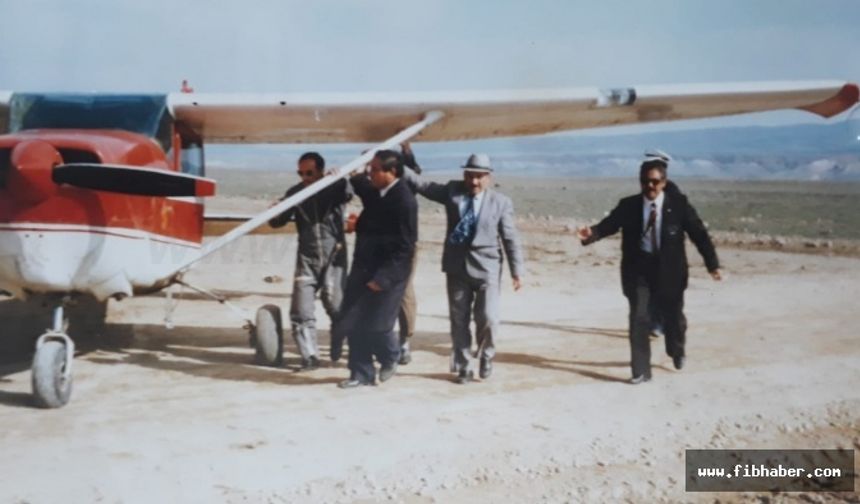 37 yıl önce Kapadokya Havalimanı'na İnen İlk Uçak