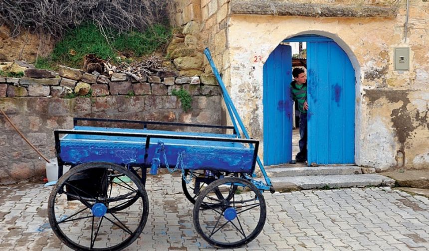 Eski Nevşehir evleri avlusunda sizi 'hayat' karşılar