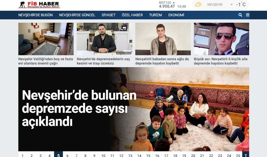 Nevşehir FİBHABER.com, İnternet Haber Sitesi Yenilendi