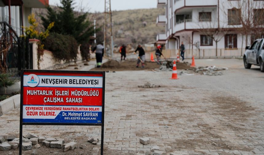 Nevşehir Belediyesi Bozulan Yollarda Bakım Ve Onarım Çalışmalarını Sürdürüyor