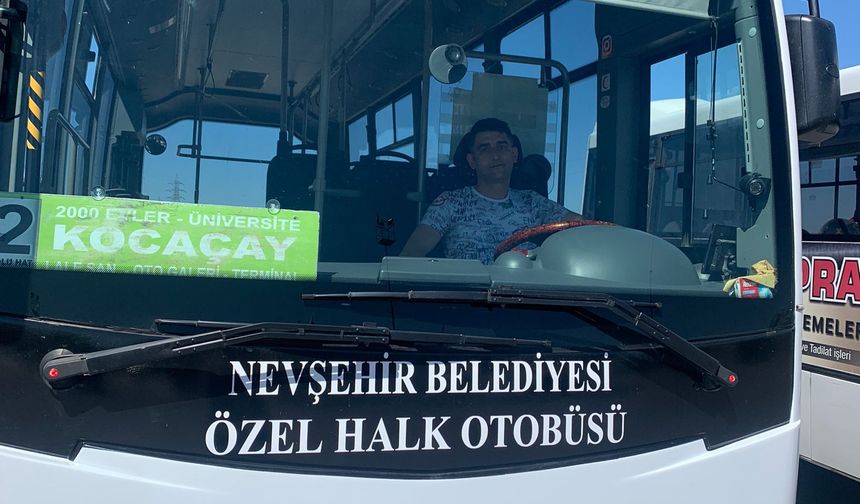 Nevşehir'de Özel Halk Otobüs Ücretlerine Zam Geldi