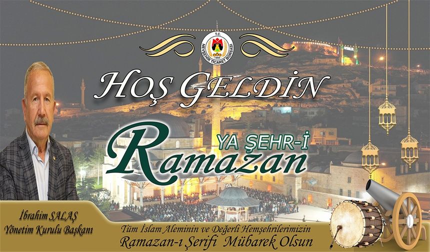 Başkan Salaş'tan, Ramazan Ayı Mesajı