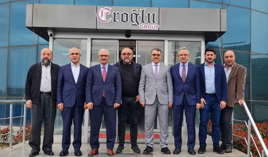 Nevşehirli İş İnsanı Eroğlu Gebze'deki fabrikasında özel konuklarını ağırladı