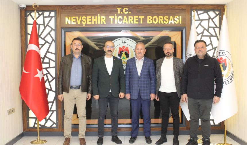 MHP Heyeti Nevşehir Ticaret Borsasını Ziyaret Etti