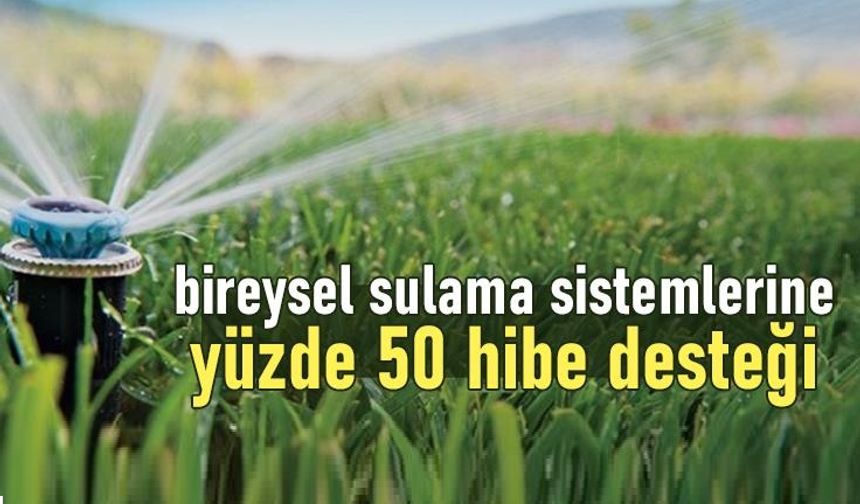 Nevşehir'de 3 Milyon TL'ye Kadar Yüzde 50 Hibeyle Bireysel Sulama Sistemleri Desteklenecek