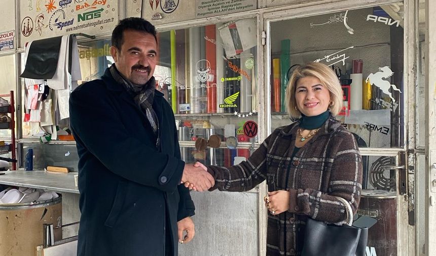 Nevşehir Deva Parti adayı Fatma Altuntaş sahaya indi
