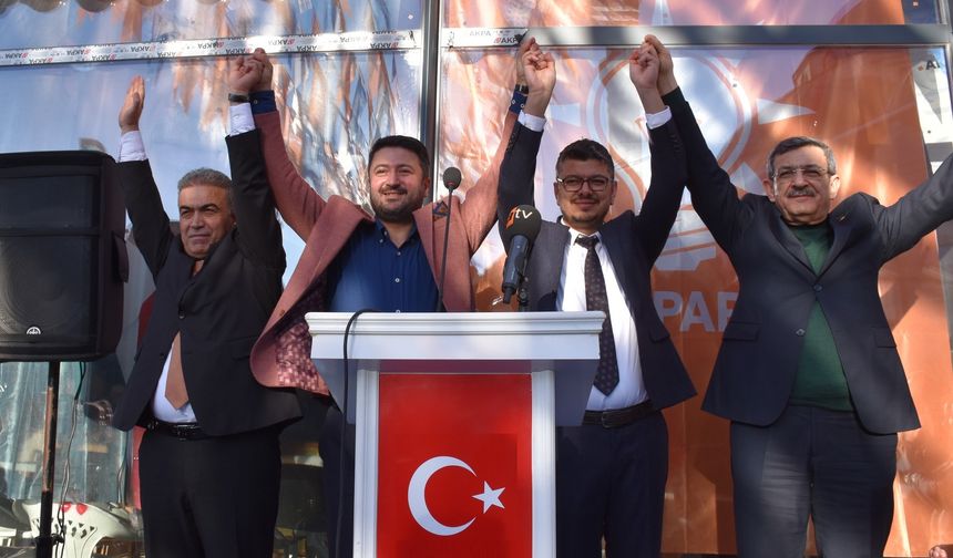 Kozaklı AK Parti adayı Rıza Aydın'ın seçim ofisi açıldı