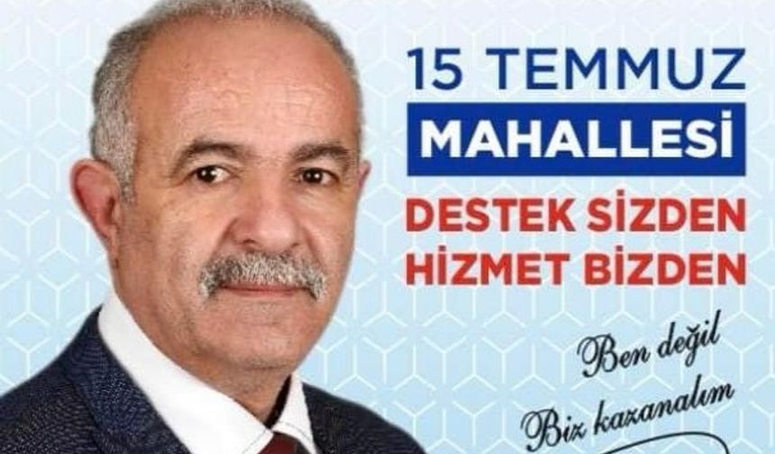 Ahmet Ulu, Nevşehir 15 Temmuz Mahallesine muhtar adayı oldu