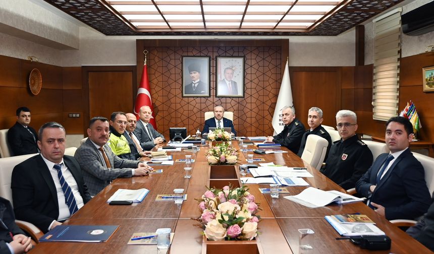 Nevşehir'de “İl Güvenlik Değerlendirme Toplantısı” yapıldı