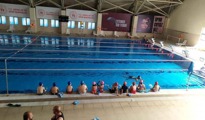 Nevşehir Yüzme havuzunda seanslar yeniden düzenlendi