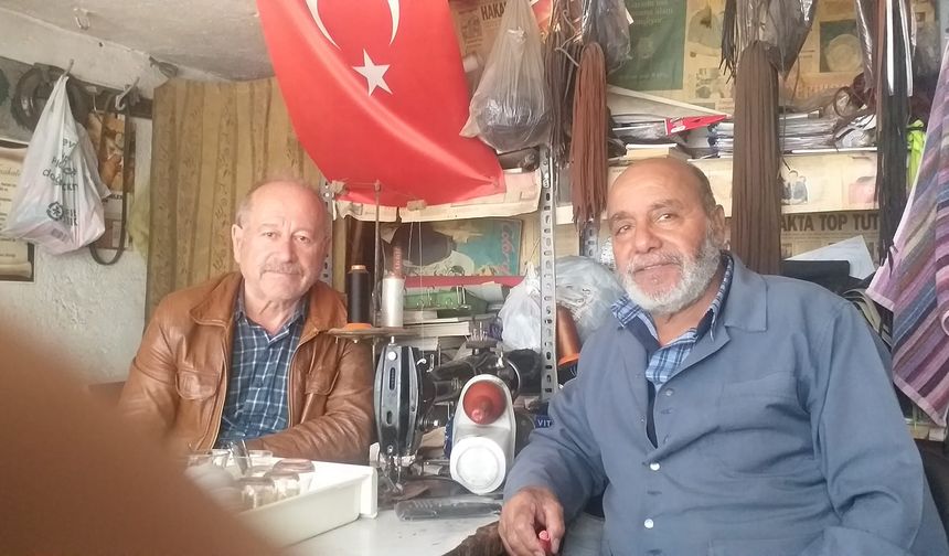 Nevşehir'in 60 yıllık ayakkabı tamircisi