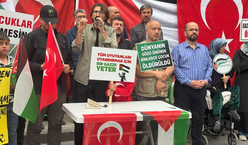 Nevşehir'de 'Gazze Eylemi' Başlatıldı!