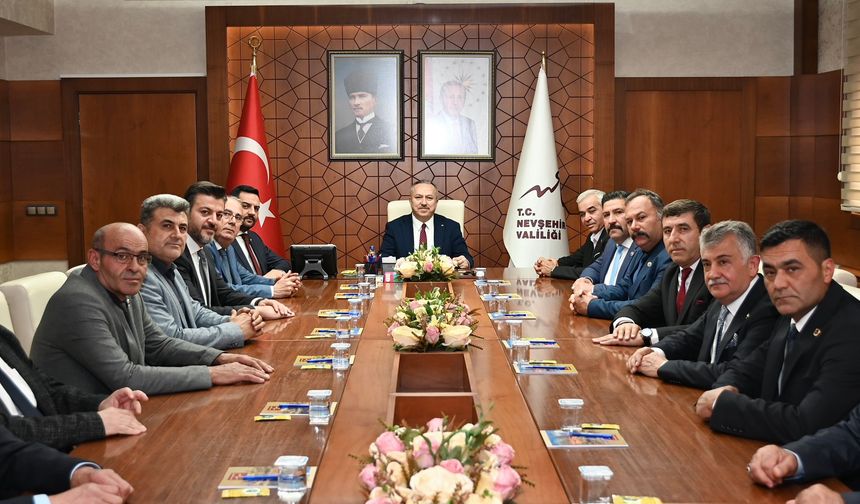 Vali Fidan'dan, Nevşehir İl Genel Meclisi üyelerine kabul