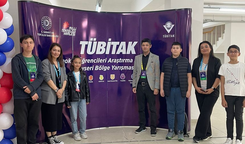 Altınyıldızlı Öğrenciler TÜBİTAK Türkiye Finalleri İçin Kayseri’de