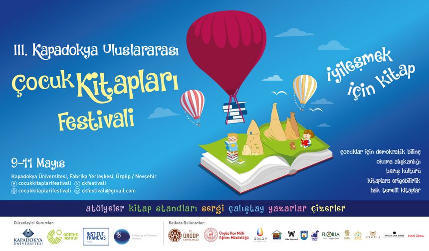 3. Kapadokya çocuk kitapları festivali yapılacak