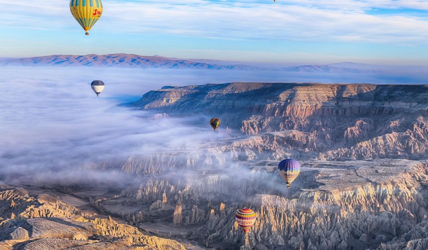 Kapadokya ile Türkiye balonculukta zirvede