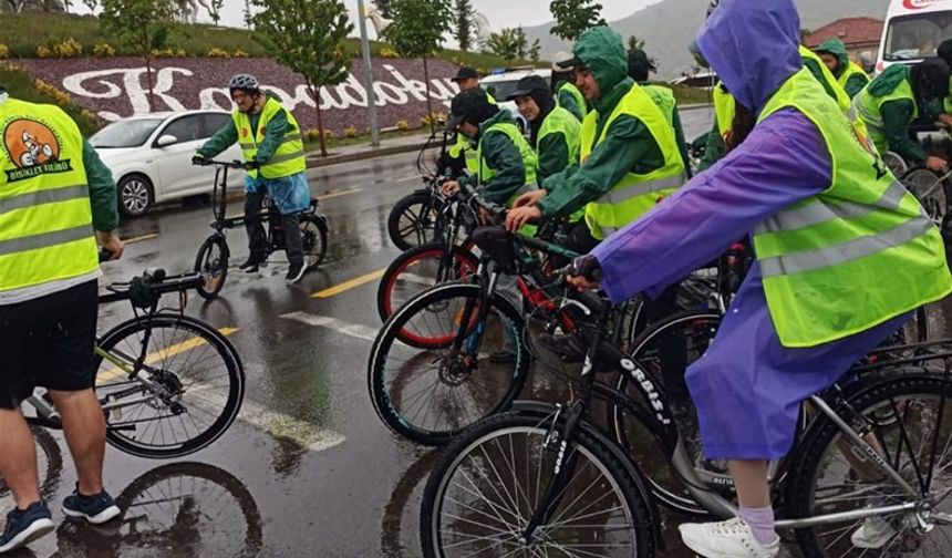 Nevşehir'de '11. Yeşilay Bisiklet Turu' düzenlendi