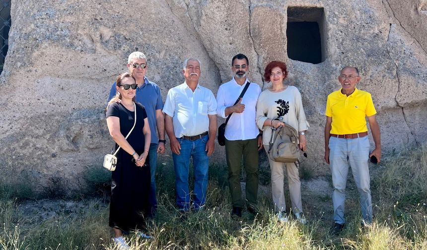 Lüksemburglu gazeteciler Kapadokya'da köy hayatı yaşadı