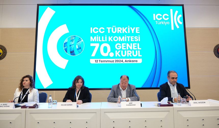 Parmaksız, ICC Türkiye 70. Genel Kurul Divan Başkanlığı yaptı