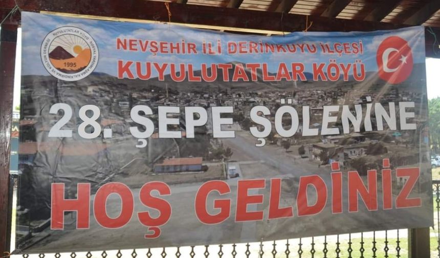 Nevşehir Kuyutatlar 28.'kez Şepe Şöleni'nde İstanbul'da Buluşuyor