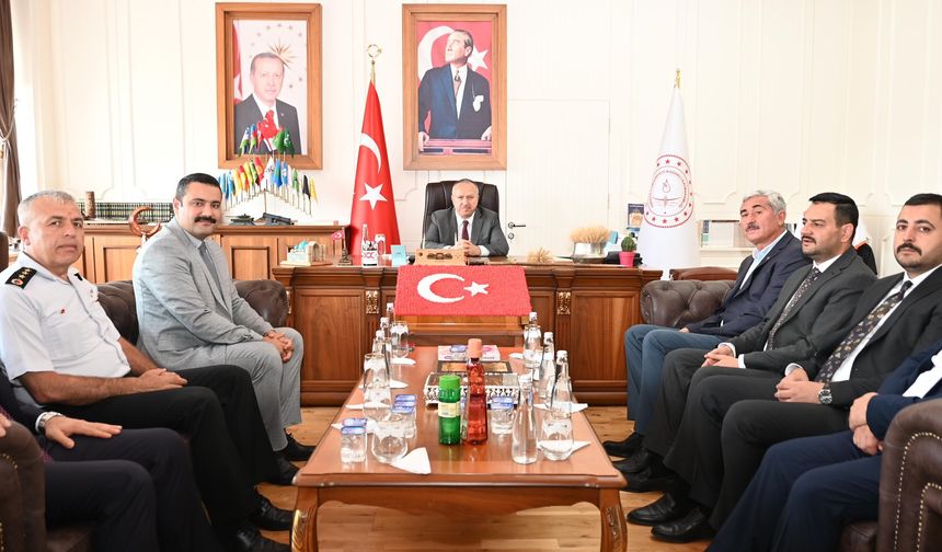 Vali Fidan'dan Kozaklı Kaymakamı Gürkan ve Başkan Neslihanoğlu’na ziyaret