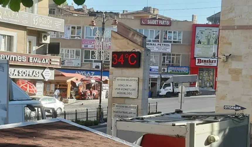 Nevşehir'de sıcaklıklar etkili olmaya devam edecek!