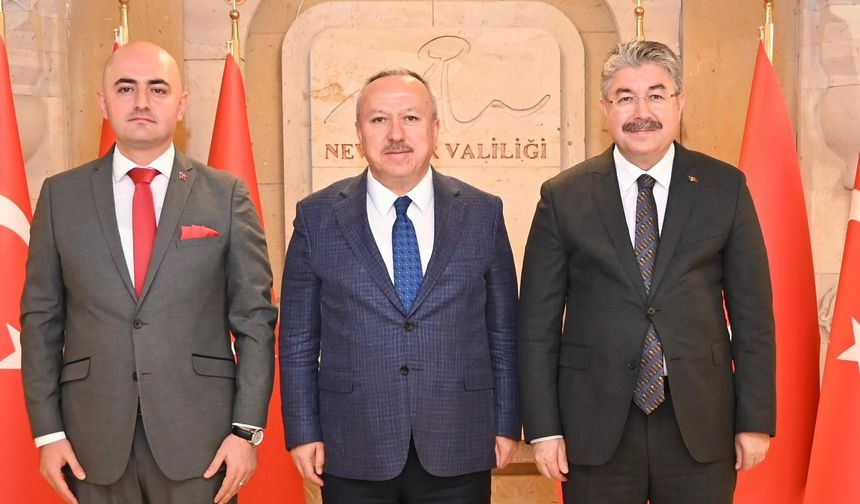 Osmaniye Vali ve Başsavcı'dan Nevşehir Valisi Fidan'a ziyaret