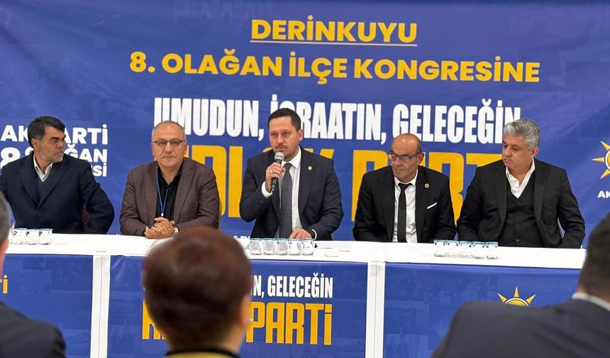 AK Parti Derinkuyu 8. Olağan İlçe Kongresi yapıldı