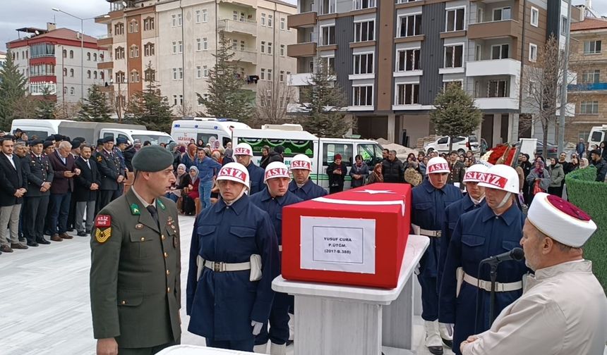 Nevşehirli Piyade Üsteğmen Yusuf Cura son yolculuğuna uğurlandı