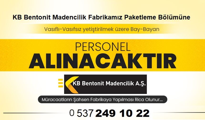 Nevşehir'de acil iş! Paketleme personeli aranıyor...