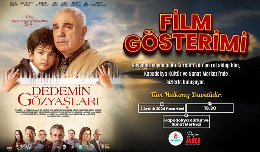 Nevşehir Belediyesi’nden “Dedemin Gözyaşları” Film Gösterimi