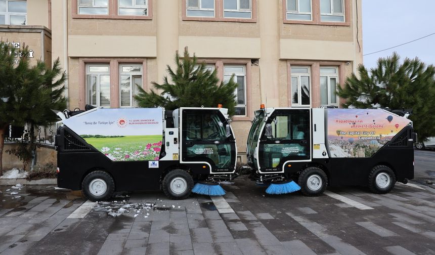 Göreme Belediyesi 2 temizlik aracını filosuna kattı