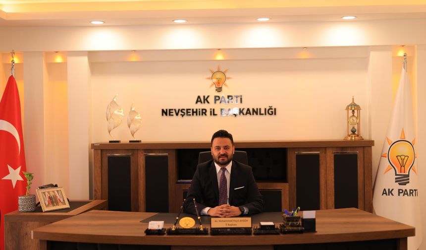 AK Parti Nevşehir İl Başkanı Aygün, kongre süreci hakkında açıklama