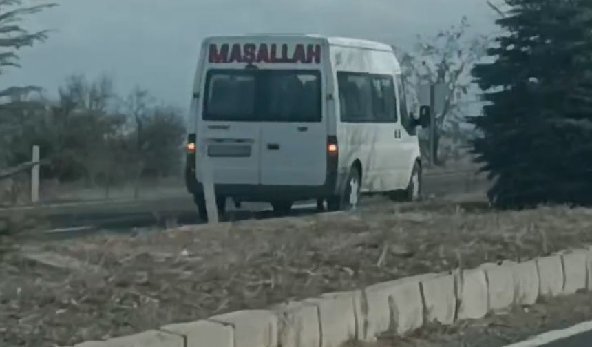 Nevşehir'de şoke eden görüntü! Kilometrelerce ters yönde ilerledi