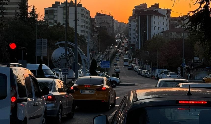 Nevşehir'de trafiğe kayıtlı araç sayıları açıklandı