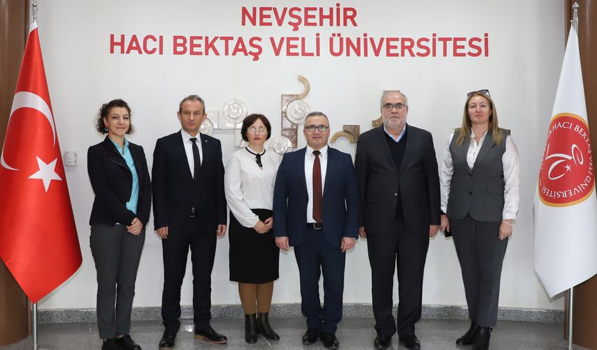 Moldova Gagavuzya Özerk Bölgesi Komrat Devlet Üniversitesi’nden NEVÜ’ye Ziyaret