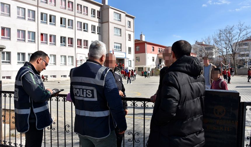 Nevşehir'de çocuk ve gençlerin korunmasına yönelik okul çevrelerinde denetim yapıldı