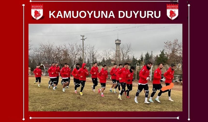 Nevşehirspor FK, birinci etap kamp çalışmalarını tamamladı