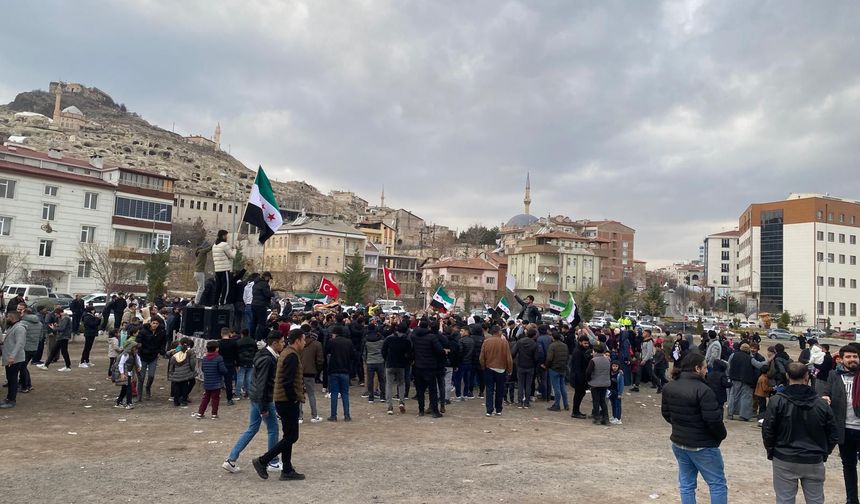 Nevşehir'de yaşayan Suriyeliler kutlama yaptı