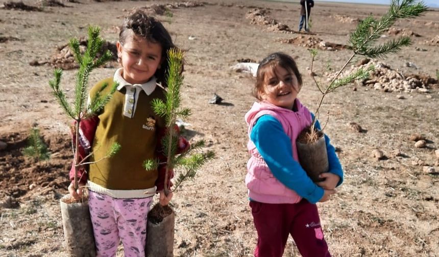 Nevşehir'in Akpınar köyünde her şey daha yeşil bir gelecek için