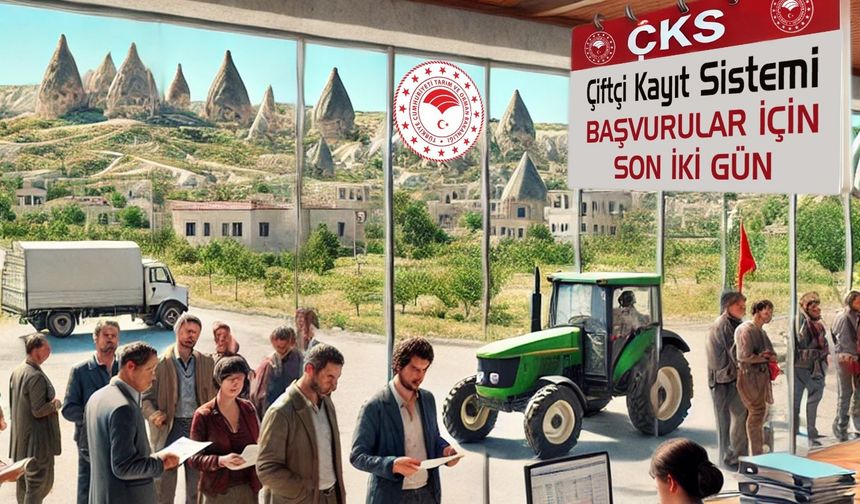 Nevşehirli çiftçiler: ÇKS kayıtları için son iki gün!