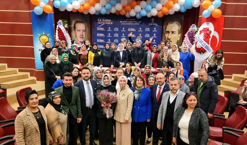 Nevşehir'de AK Parti İl Kadın Kolları 7. Olağan Kongresi yapıldı