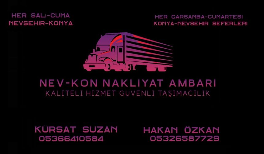 Nev-Kon Nakliyat Ambarı Nevşehir'de hizmete girdi