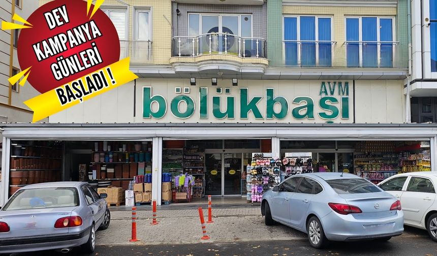 Şehrin Markası Bölükbaşı AVM'den Dev Kampanya Günleri (15-26 Ocak)