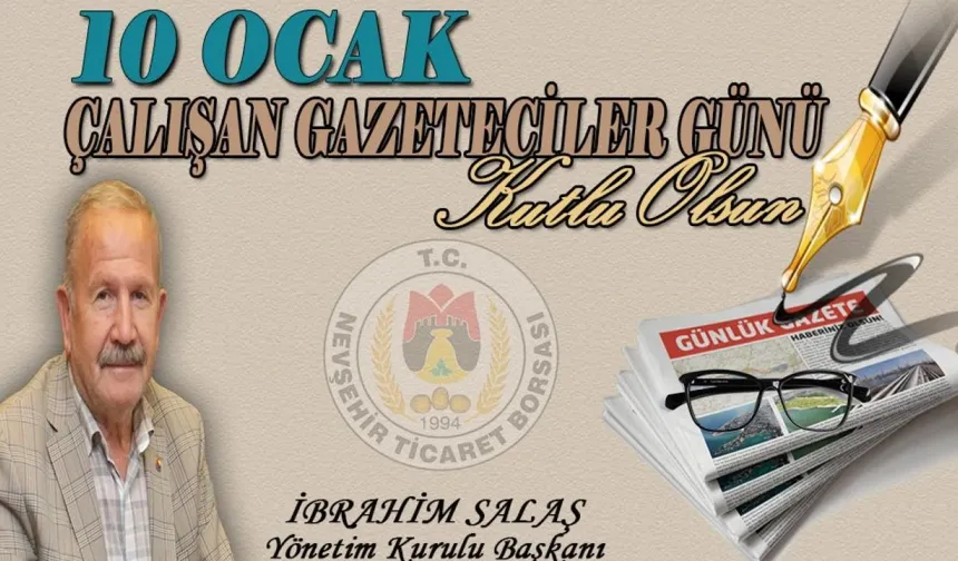 NTB Başkanı Salaş´dan 10 Ocak Çalışan Gazeteciler Günü mesajı